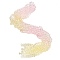 Transparent Painted Glass Beads Strands, Faceted, Rondelle, Colorful, 8x6.5mm, Hole: 1mm, about 60~62pcs/strand, 39~40cm