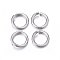 Tarnish Resistant 304 Stainless Steel Jump Rings, Open Jump Rings, Stainless Steel Color, 13 Gauge, 12x1.8mm, Inner Diameter: 8mm