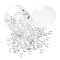 Transparent Glass Cabochons, Half Round/Dome, Clear, 14x4mm, 200pcs/box