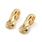 Brass Clip-on Earring Findings, Lead Free & Cadmium Free, Real 24K Gold Plated, 15.5x7.5x9.5mm, Hole: 1.8mm