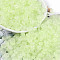 Transparent Colours Glass Seed Beads, Donut, Honeydew, 6.5x3mm, Hole: 1.8mm, about 30pcs/10g