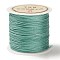 Nylon Chinese Knot Cord, Nylon Jewelry Cord for Jewelry Making, Medium Aquamarine, 0.8mm, 38~40m/Roll