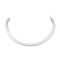 Bohemia Handmade Polymer Clay Heishi Beaded Necklaces, Holiday Beach Zinc Alloy Jewelry for Women and Girls, White, 16.69 inch(42.4cm)