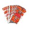 Christmas Theme OPP Plastic Storage Bags, for Chocolate, Candy, Cookies Gift Packing, Gingerbread Man Pattern, 27x13x0.01cm, 100pcs/bag