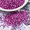 MIYUKI Delica Beads, Cylinder, Japanese Seed Beads, 11/0, (DB1808) Dyed Fuschia Silk Satin, 1.3x1.6mm, Hole: 0.8mm, about 10000pcs/bag, 50g/bag