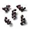 Handmade Lampwork Enamel Beads, Snake, Bumpy, Coconut Brown, 27.5~31.5x15~20x14~16mm, Hole: 5~6mm