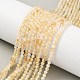 Природный цитрин бисер нитей G-L622-C05-3mm-B-1
