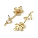 Латунные микро проложить кубического циркония подвески KK-C107-09B-G-2