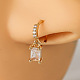 Латунные микропаве прозрачные кубические цирконии подвески кольца для носа FS-WGE8D7E-06-1
