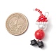 Подвески из стеклянного жемчуга на рождественскую тематику PALLOY-MZ00818-02-2