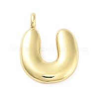 Подвески из латуни с покрытием стойки с буквами-шариками&nbsp;KK-C050-01G-U