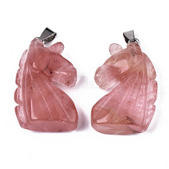 Резные стеклянные подвески из арбуза&nbsp;G-N0327-002K