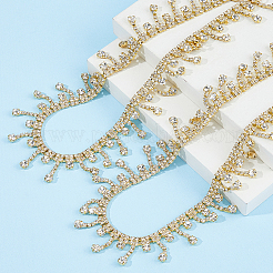 2 шт. сплава стразов звеньевая цепь ремень сапог HJEW-HS00054