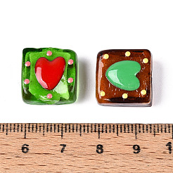 Ручной спрей окрашены бусины бисера&nbsp;LAMP-N035-02