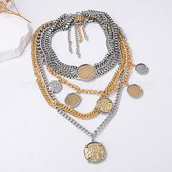 Подвеска в виде диска из цинкового сплава в виде монеты&nbsp;FS-WG7A646-01