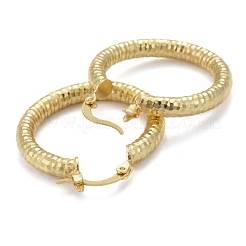 Латунные серьги обруча EJEW-P265-05G