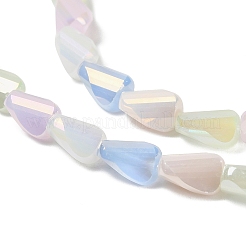 Стеклянные бусины с гальваническим покрытием  EGLA-P065-01A-01