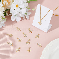 12 шт. Латунные подвески с микропаве KK-ME0001-52