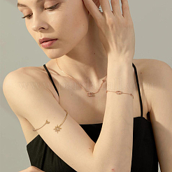 4шт. 4 стиля железный браслет с тремя петлями из проволоки BJEW-FI0001-19