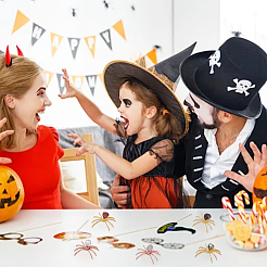 10 шт. украшения в виде паука из сплава натуральных и синтетических драгоценных камней&nbsp;DJEW-WR0001-13