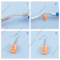 Наборы для самостоятельного изготовления сережек на тему еды&nbsp;DIY-SC0001-23P