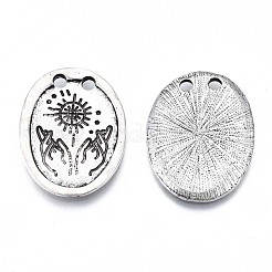 Соединители из сплава в тибетском стиле&nbsp;PALLOY-Q441-063-RS