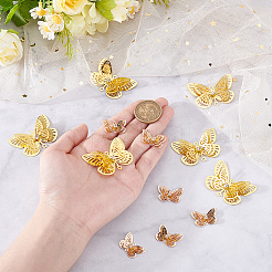 12 шт. 2 стиля латунных звеньев/соединителей&nbsp;KK-NB0004-04LG