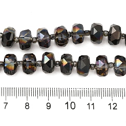 Прозрачные гальванопластические стеклянные бусины нити&nbsp;EGLA-P062-01A-HP01