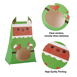 40 шт. 4-х цветные рождественские картонные бумажные коробки&nbsp;CON-MB0001-03