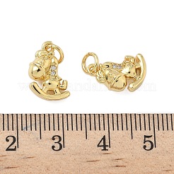 Латунные микро проложить кубического циркония подвески&nbsp;KK-P325-12G