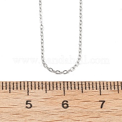 Ожерелья из цепочек из нержавеющей стали 304 толщиной 1 мм NJEW-T016-15P