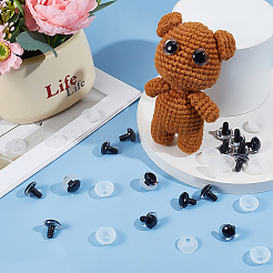 72 шт. пластиковые глаза для поделок&nbsp;DIY-PH0034-44A