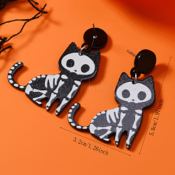 Акриловые болтающиеся серьги стержня&nbsp;AI3095-2