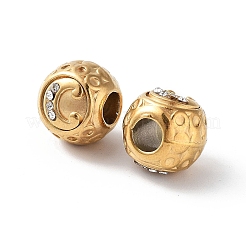 Ионное покрытие (ip) 304 нержавеющая сталь стразы европейские бусины&nbsp;STAS-A092-10C-G