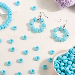 800 шт. окрашенные распылением пластиковые бусины&nbsp;KY-SP0001-56D