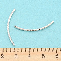 925 серебро бусы трубка STER-Q191-01B-S