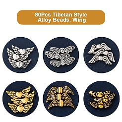 80 шт. бусины из сплава в тибетском стиле FIND-FS0003-59
