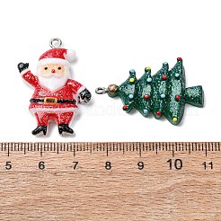 Рождественские подвески из непрозрачной смолы&nbsp;RESI-K049-01A