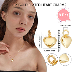 Латунные подвески&nbsp;KK-BBC0024-55A-G