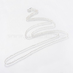 Железные цепочки Роло изготовление ожерелий&nbsp;X-MAK-R015-45cm-S