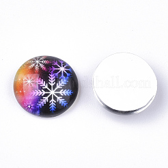 Flatback стеклянные кабошоны для поделок проектов&nbsp;GGLA-S047-01C