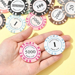 16шт 8 цвета непрозрачные акриловые подвески OACR-FS0002-21