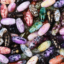 Выпечка краска стеклянные бусины SEED-N008-06