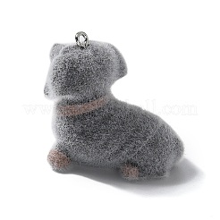 Кулоны из флокированной смолы&nbsp;FIND-A047-04P-02