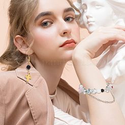 60 шт. 6 цвета бусины из сплава в тибетском стиле TIBEB-HY0001-05