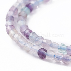 Природного флюорита бисер нитей G-H266-21
