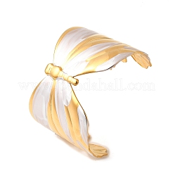 Браслеты-манжеты из нержавеющей стали 304 для женщин&nbsp;BJEW-F509-02B-G