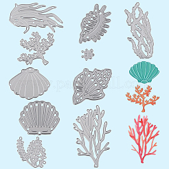 2 стили океан тема трафареты для резки штампы&nbsp;DIY-CP0011-99