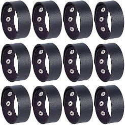 12 шт. браслеты из ПВХ и железного шнура&nbsp;AJEW-CL0002-49C