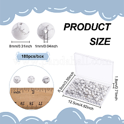 Бусины из природных Говлит G-NB0001-04